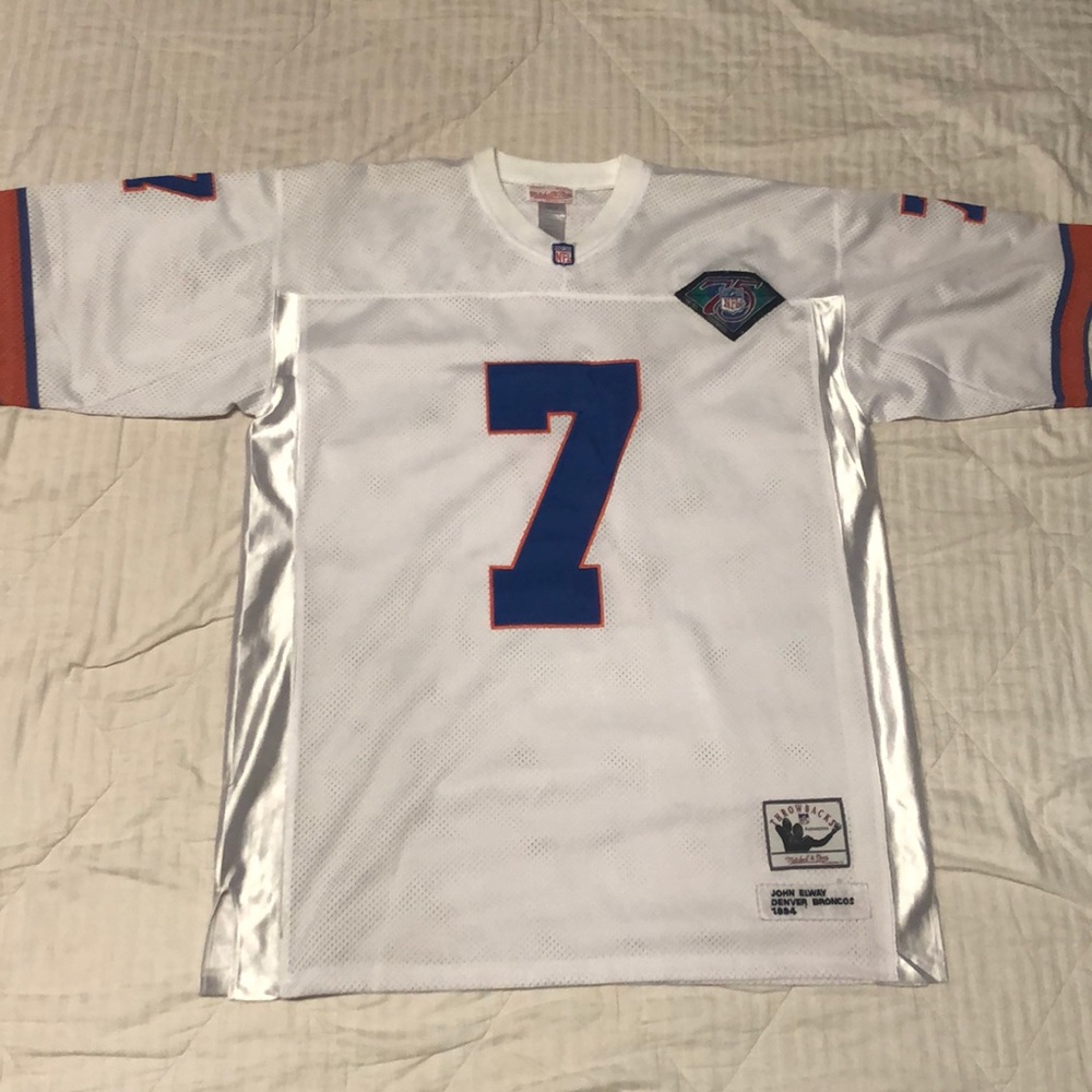 John Elway Broncos 75th anniversary Jersey